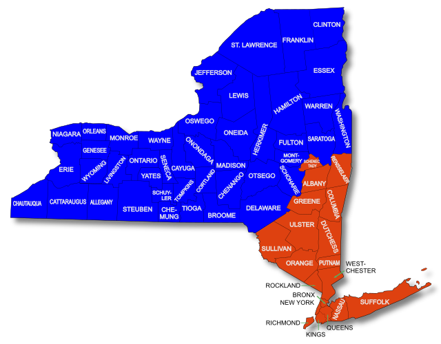 NYDI Region Map