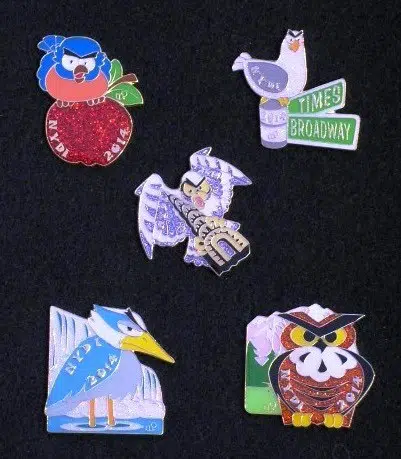 NY Angry Birds Pin Set 2014