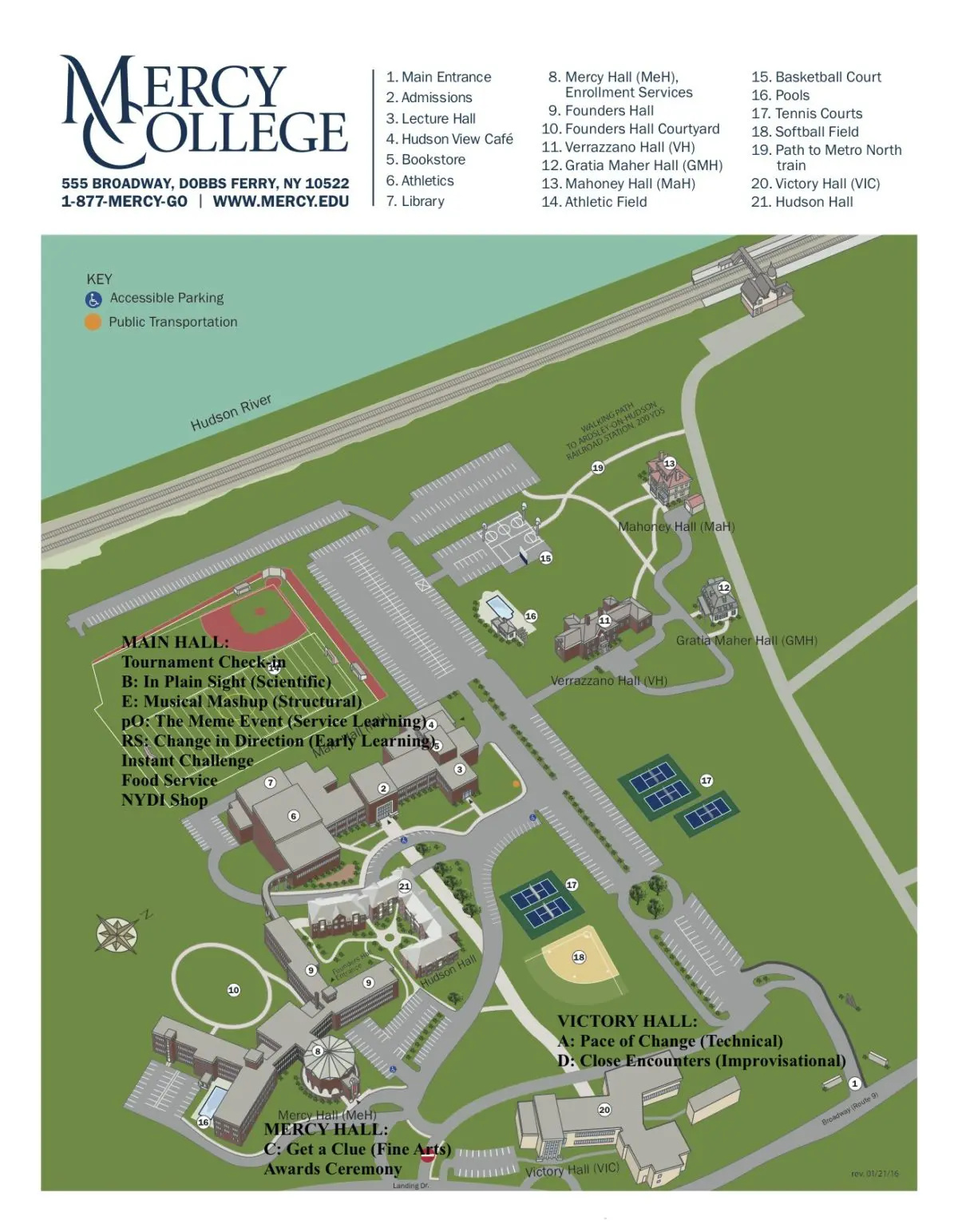 MercyCollegeMap2016 with challenges
