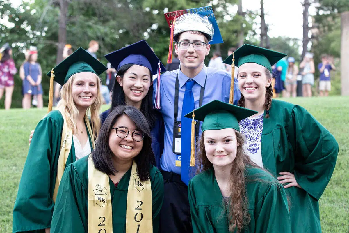 high school graduation photo