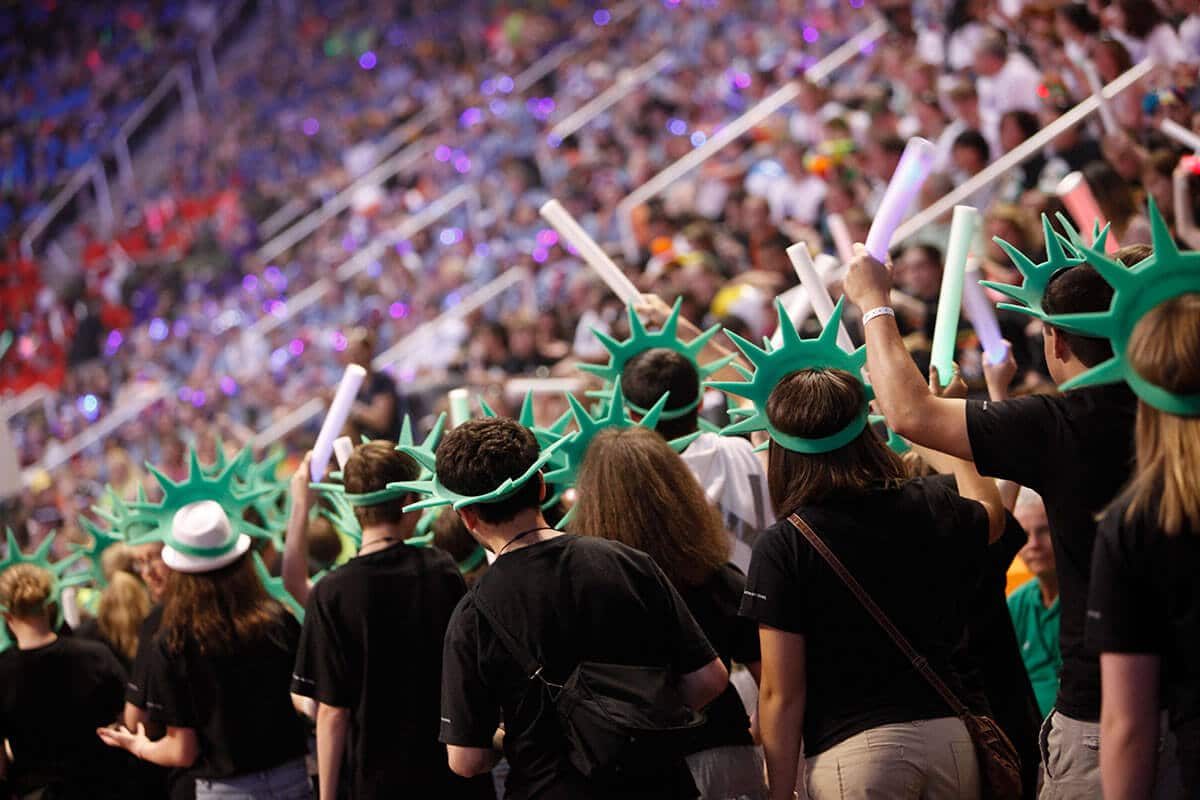 Destination Imagination of New York students at the Global Finals tournament