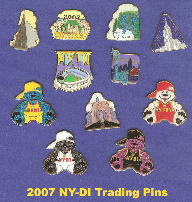 2007 NYDI Trading Pins