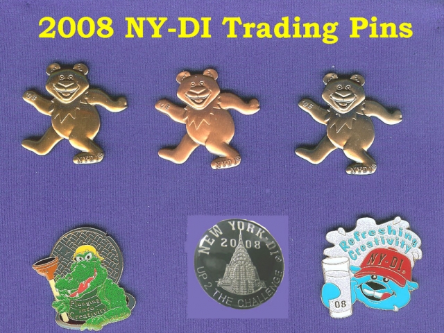 2008 NYDI Trading Pins