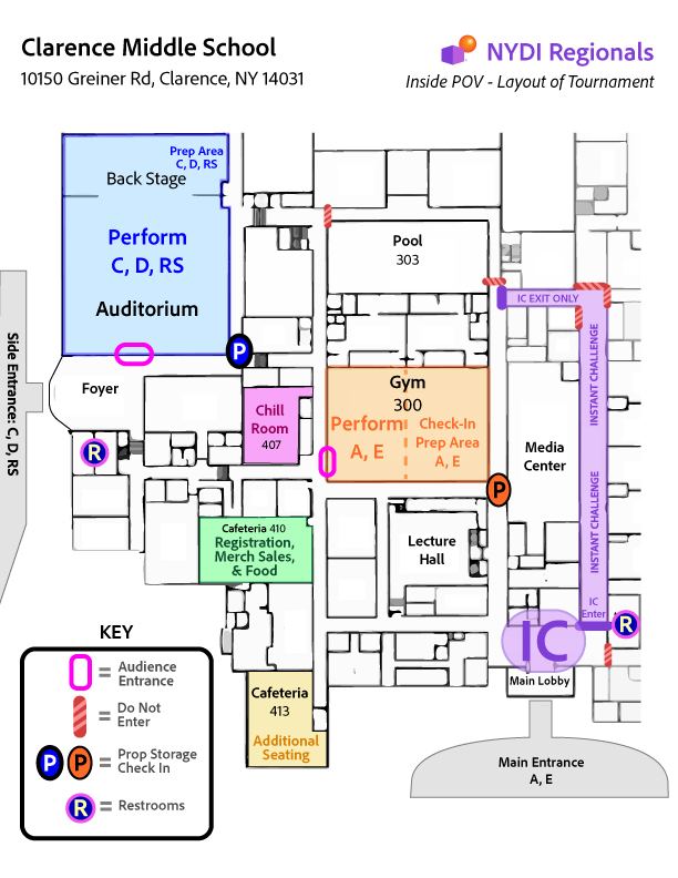 2023 Western Regional Tournament Map - Inside POV